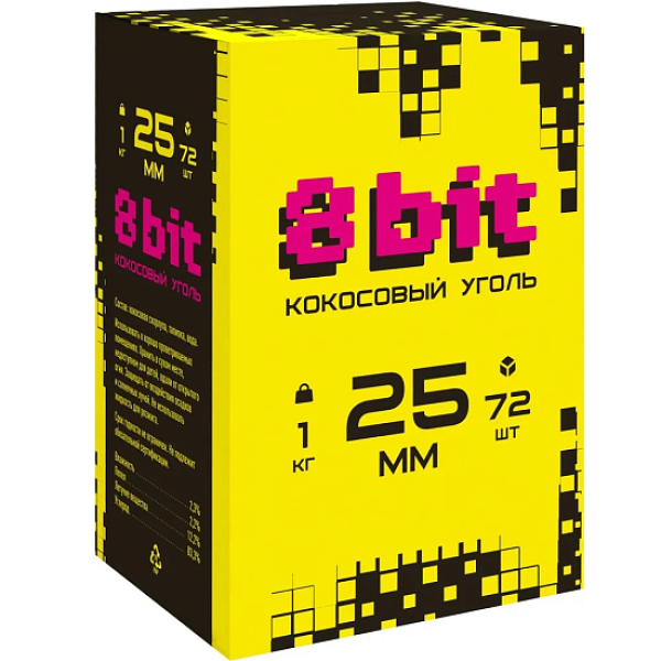 Кокосовый уголь Cocoloco 8bit 25мм в Новом Уренгое