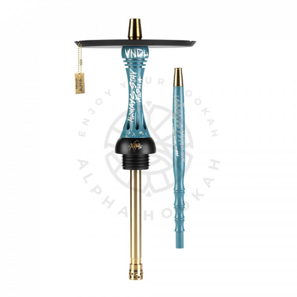 Кальян Alpha Hookah X VNDL Azure Синий (42 см) в Новом Уренгое
