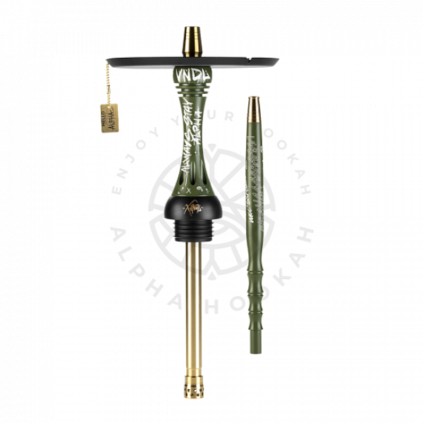Кальян Alpha Hookah X VNDL Olive Зелёный (42 см) в Новом Уренгое