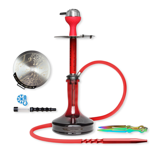Кальян Seven star TE1 TECHNO Red 60см в Новом Уренгое