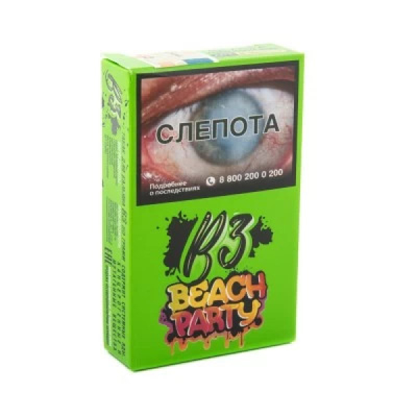Табак B3 Beach Party (Тропический Микс) 50 гр в Новом Уренгое