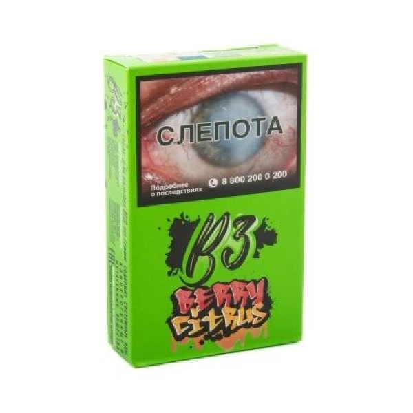 Табак B3 Berry Citrus (Ягодный Цитрус) 50 гр в Новом Уренгое