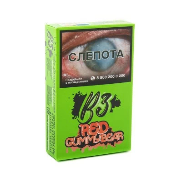 Табак B3 Red Gummy Bear (Красные Мишки Гамми) 50 гр в Новом Уренгое