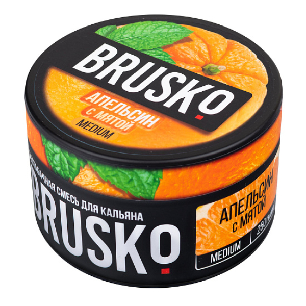 Смесь BRUSKO АПЕЛЬСИН С МЯТОЙ (MEDIUM) 250 гр в Новом Уренгое