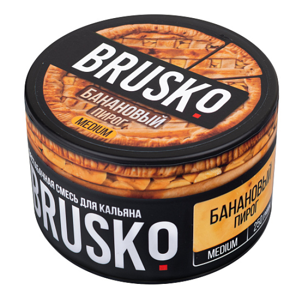 Смесь BRUSKO БАНАНОВЫЙ ПИРОГ (MEDIUM) 250 гр в Новом Уренгое
