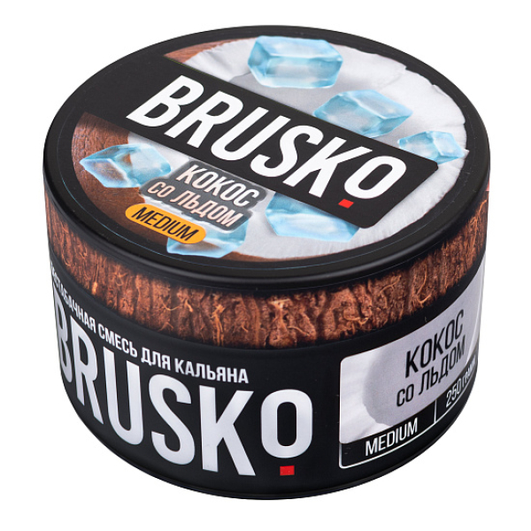 Смесь BRUSKO КОКОС СО ЛЬДОМ (MEDIUM) 250 гр в Новом Уренгое