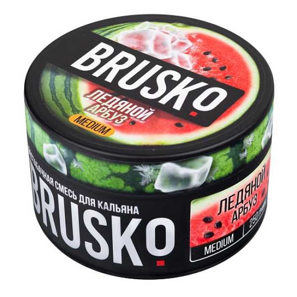 Смесь BRUSKO ЛЕДЯНОЙ АРБУЗ (MEDIUM) 250 гр в Новом Уренгое