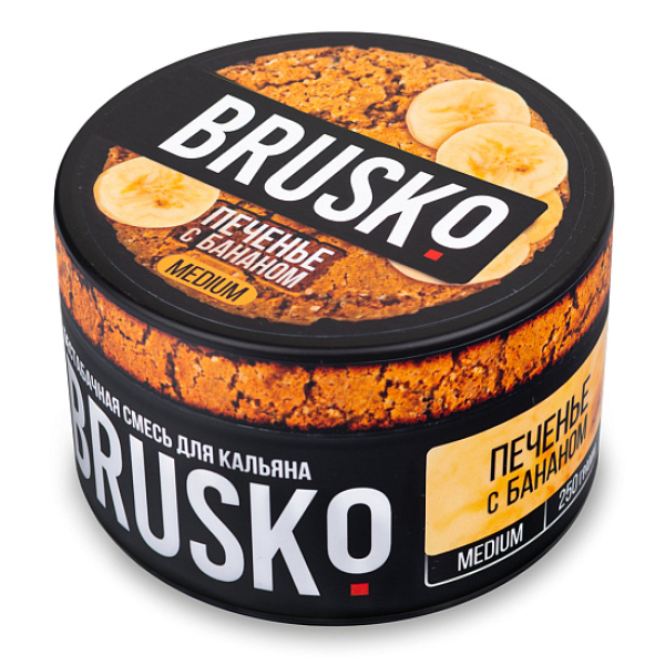 Смесь BRUSKO ПЕЧЕНЬЕ С БАНАНОМ (MEDIUM) 250 гр в Новом Уренгое