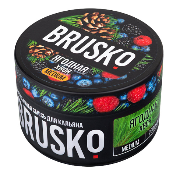 Смесь BRUSKO ЯГОДНАЯ ХВОЯ (MEDIUM) 250 гр в Новом Уренгое