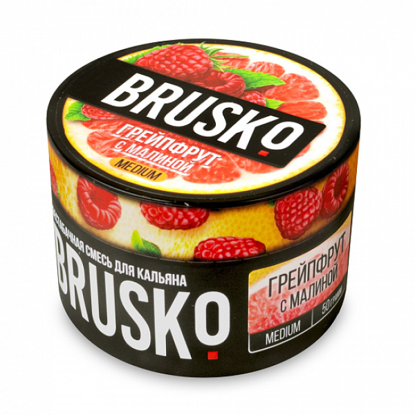 Смесь Brusko Medium Грейпфрут с малиной 50 грамм в Новом Уренгое