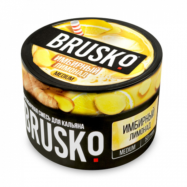 Смесь Brusko Medium Имбирный лимонад 50 грамм в Новом Уренгое