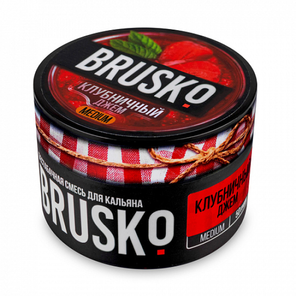 Смесь Brusko Medium Клубничный джем 50 грамм в Новом Уренгое