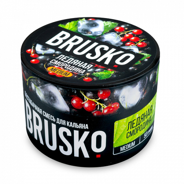 Смесь Brusko Medium Ледяная смородина 50 грамм в Новом Уренгое