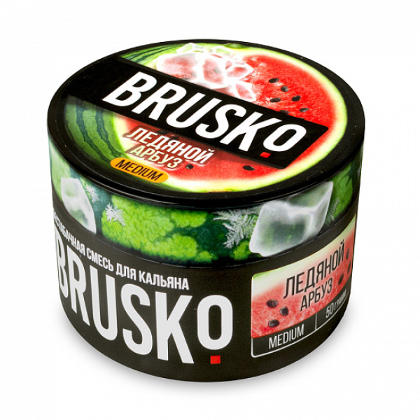 Смесь Brusko Medium Ледяной арбуз 50 грамм в Новом Уренгое