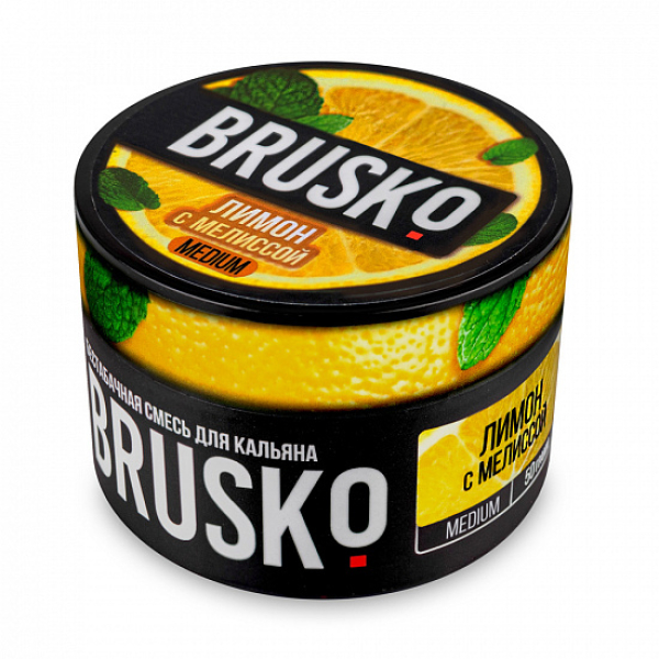 Смесь Brusko Medium Лимон мелисса 50 грамм в Новом Уренгое