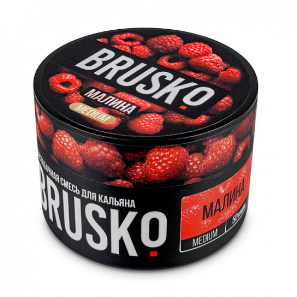 Смесь Brusko Medium Малина 50 грамм в Новом Уренгое