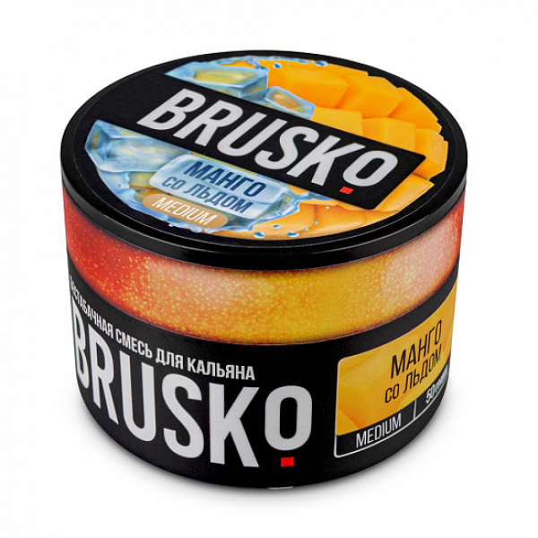 Смесь Brusko Medium Манго лед 50 грамм в Новом Уренгое