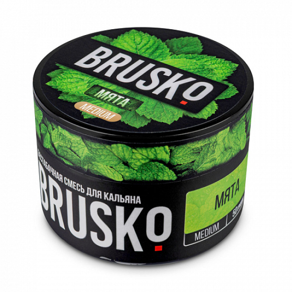 Смесь Brusko Medium Мята 50 грамм в Новом Уренгое
