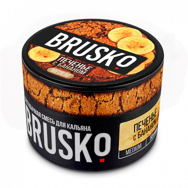 Смесь Brusko Medium Печенье с бананом 50 грамм в Новом Уренгое