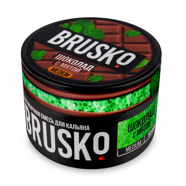 Смесь Brusko Medium Шоколад с мятой 50 грамм в Новом Уренгое