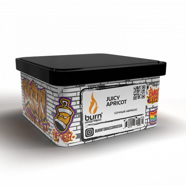 Табак BURN JUICY APRICOT 200 грамм в Новом Уренгое