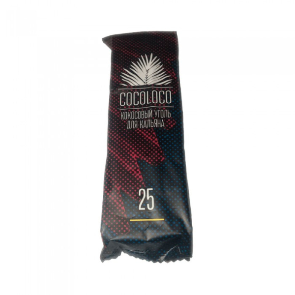 Кокосовый уголь Cocoloco 25мм - 12 шт. в Новом Уренгое