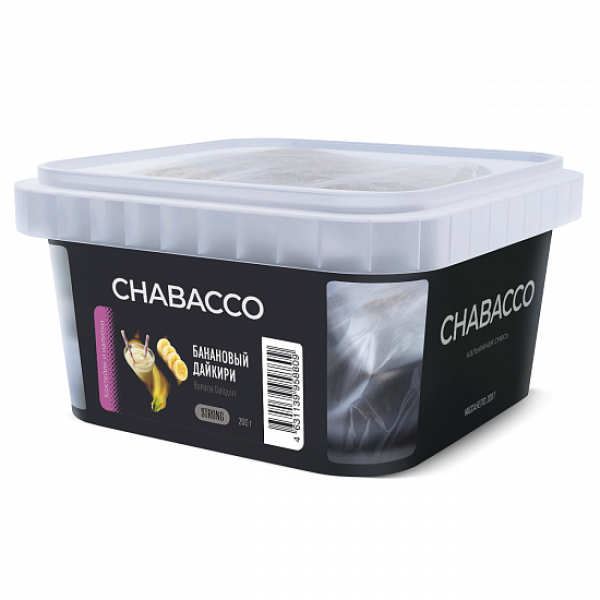 Смесь Chabacco Strong Banana Daiquiri (Банановый Дайкири) 200 гр в Новом Уренгое