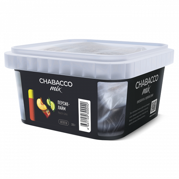 Смесь Chabacco mix Peach Lime (Персик Лайм) 200 гр в Новом Уренгое