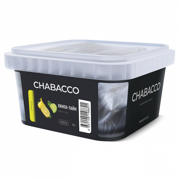 Смесь Chabacco Medium Lemon Lime (Lemon Lime) 200 гр в Новом Уренгое