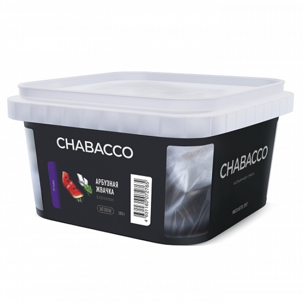 Смесь Chabacco Medium Watermelon Gum (Арбузная Жвачка) 200 гр в Новом Уренгое
