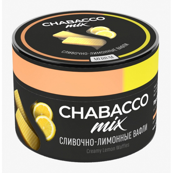 Смесь Chabacco Mix Creamy Lemon Waffles 50 грамм в Новом Уренгое
