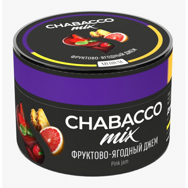 Смесь Chabacco Mix Pink jam 50 грамм в Новом Уренгое