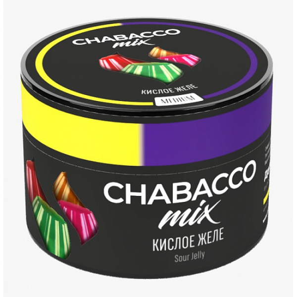 Смесь Chabacco Mix Sour jelly 50 грамм в Новом Уренгое