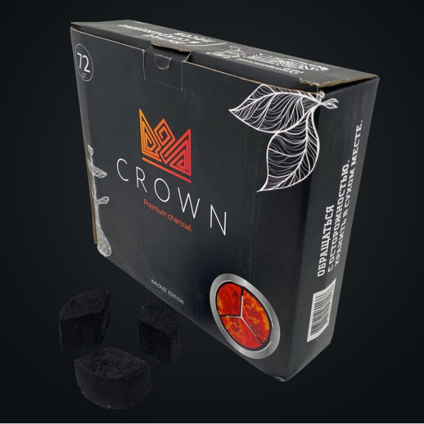 Уголь Crown KALOUD edition для кальяна (72 шт.) в Новом Уренгое