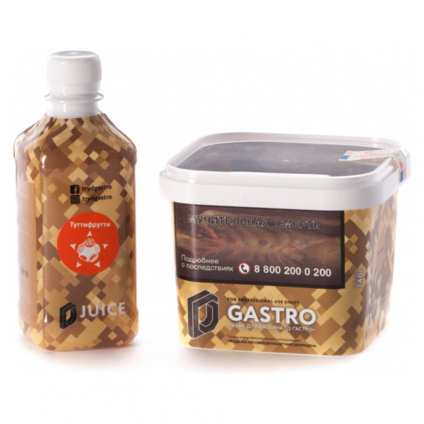 Табак D-Gastro Тутти Фрутти 500 грамм в Новом Уренгое