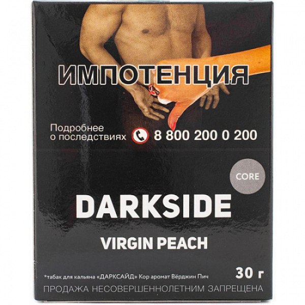Табак Darkside Core Virgin Peach 30 грамм в Новом Уренгое