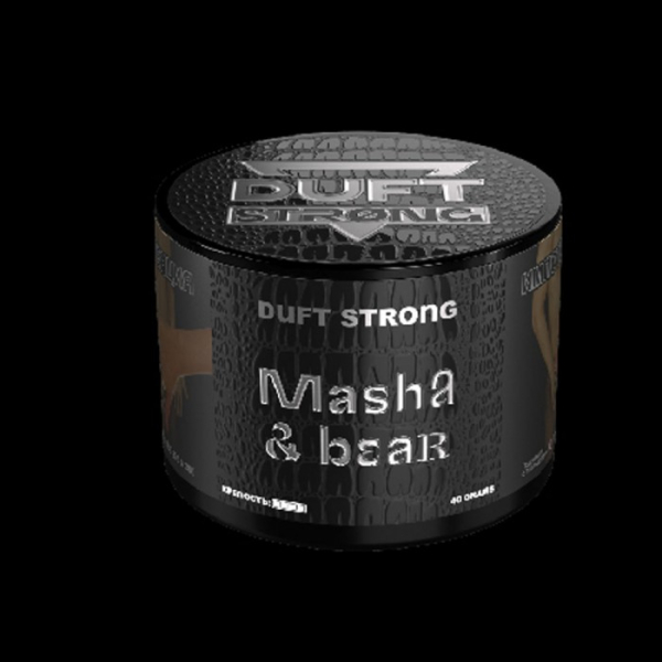 Табак Duft Strong Masha&Bear (Земляника) 40 гр в Новом Уренгое