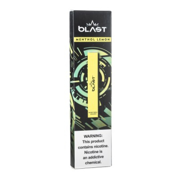 Blast Menthol Lemon, 400 тяг в Новом Уренгое