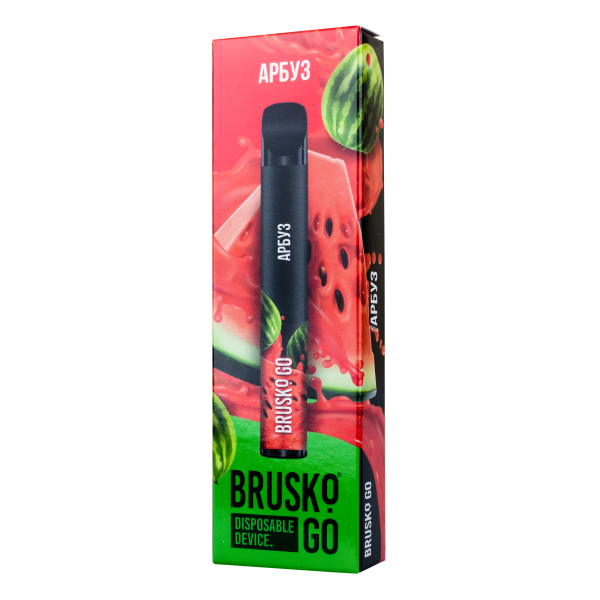Одноразовая электронная сигарета Brusko Go Арбуз 800 затяжек в Новом Уренгое