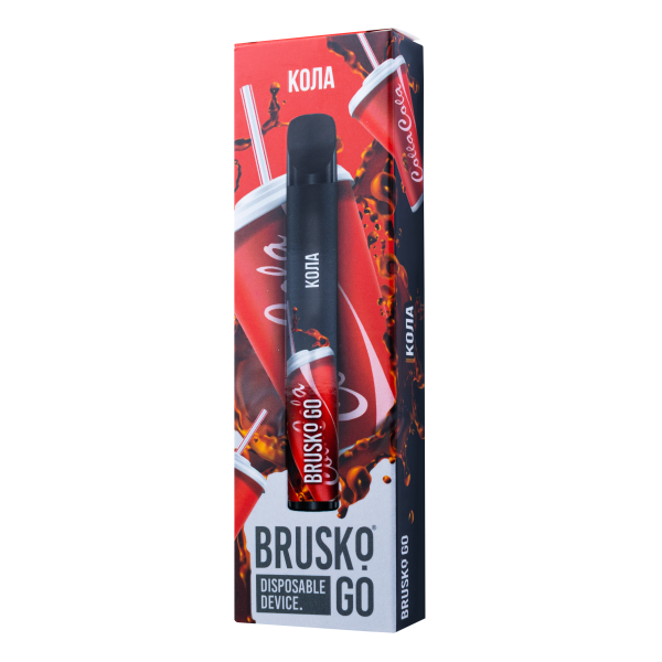 Одноразовая электронная сигарета Brusko Go Кола 800 затяжек в Новом Уренгое