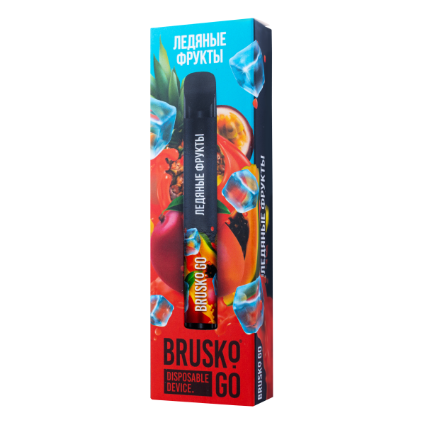 Одноразовая электронная сигарета Brusko Go Ледяные Фрукты 800 затяжек в Новом Уренгое