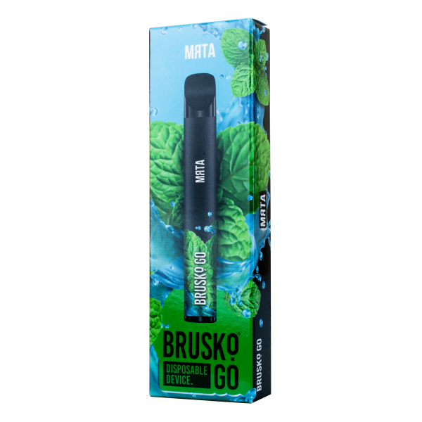 Одноразовая электронная сигарета Brusko Go Мята 800 затяжек в Новом Уренгое