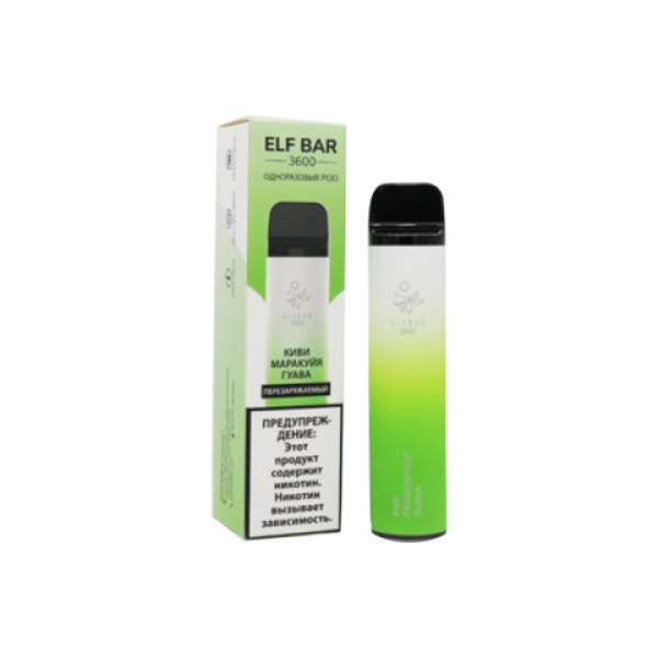 Elfbar (3600 (Киви маракуйя гуава)), 3600 тяг в Новом Уренгое