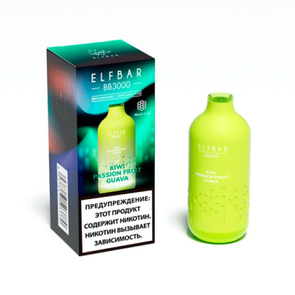 Elfbar BB3000 Киви маракуйя гуава, 3000 тяг в Новом Уренгое