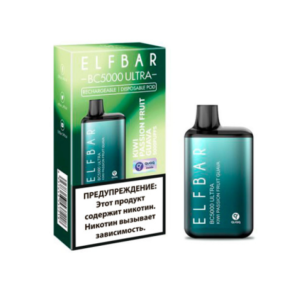 Elfbar BC5000 (Киви маракуйя гуава), 5000 тяг в Новом Уренгое