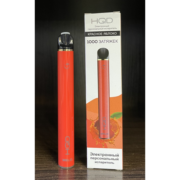 HQD melo red apple (красное яблоко) 1000 затяжек в Новом Уренгое