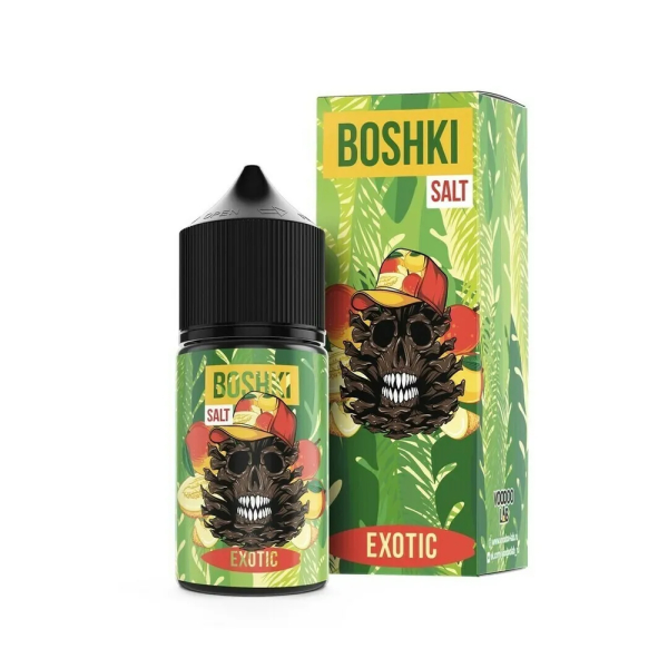 Жидкость BOSHKI Salt Exotic (Манго дыня хвоя) (30 мл, 20 мг/мл) в Новом Уренгое
