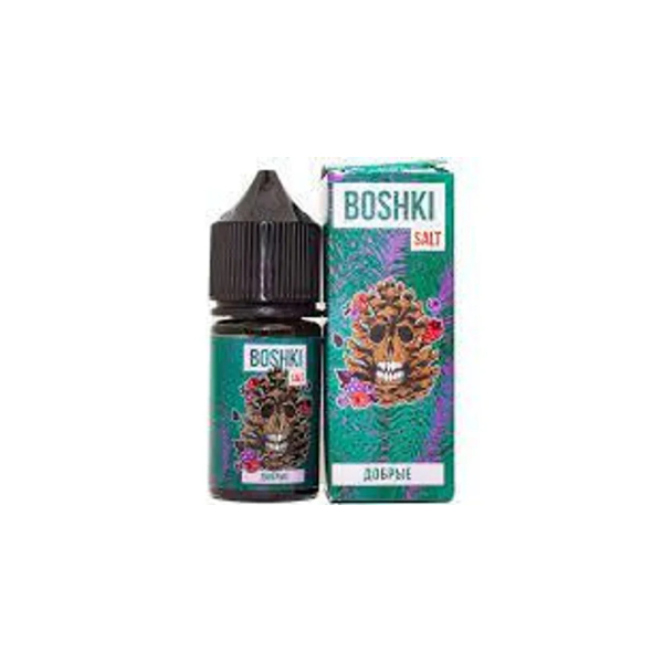 Жидкость BOSHKI Salt Добрые (Мороженное хвоя ягоды) (30 мл, 20 мг/мл) в Новом Уренгое