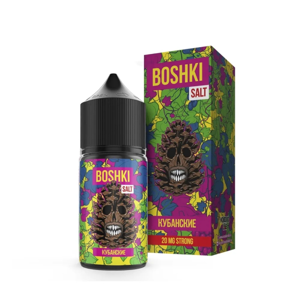 Жидкость BOSHKI Salt Кубанские (Виноград черника хвоя) (30 мл, 20 мг/мл) в Новом Уренгое