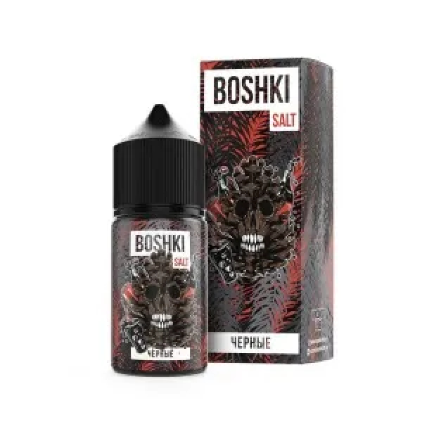 Жидкость BOSHKI Salt Черные (кола хвоя) (30 мл, 20 мг/мл) в Новом Уренгое
